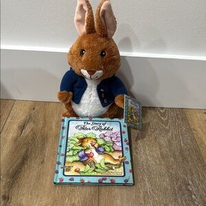 Peter Rabbit Plush Toy with Book
